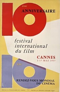 Cartel de del Festival de Cannes 1957