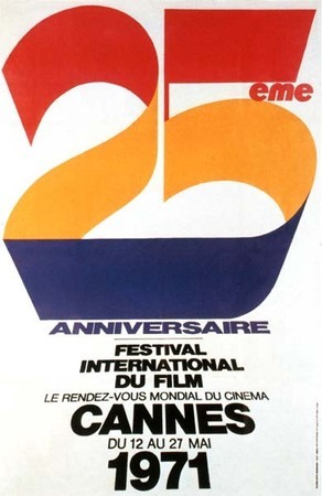Cartel de del Festival de Cannes 1971
