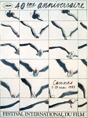 Cartel de del Festival de Cannes 1987