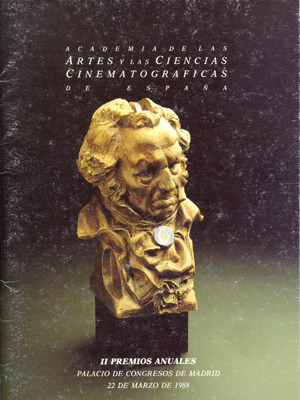 Cartel de de los Goya 1988