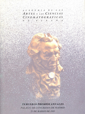 Cartel de de los Goya 1989