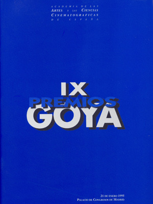 Cartel de de los Goya 1995