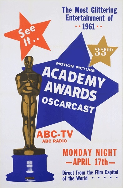 Cartel de de los Oscars 1961