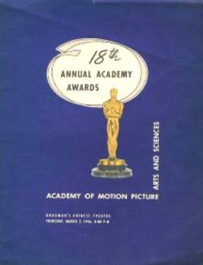 Cartel de de los Oscars 1946