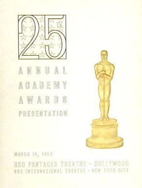 Cartel de de los Oscars 1953