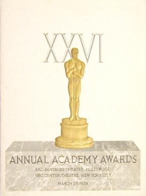 Cartel de de los Oscars 1954