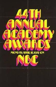 Cartel de de los Oscars 1972