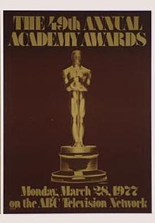 Cartel de de los Oscars 1977
