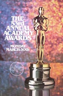 Cartel de de los Oscars 1981