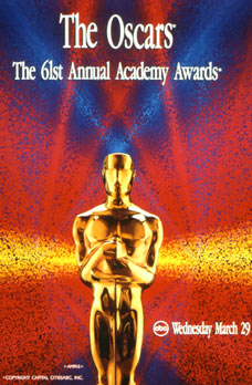 Cartel de de los Oscars 1989