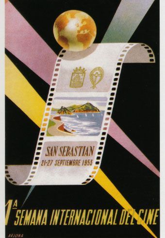 Cartel de del Festival de San Sebastián 1953