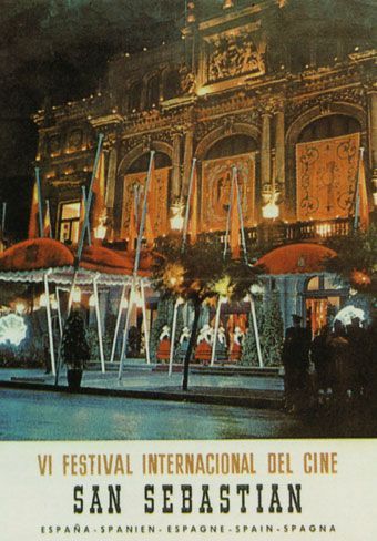Cartel de del Festival de San Sebastián 1958