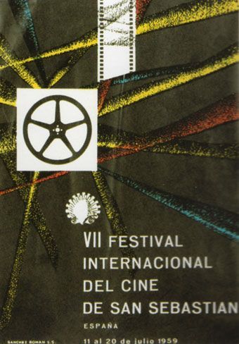 Cartel de del Festival de San Sebastián 1959