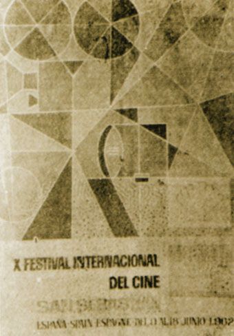 Cartel de del Festival de San Sebastián 1962