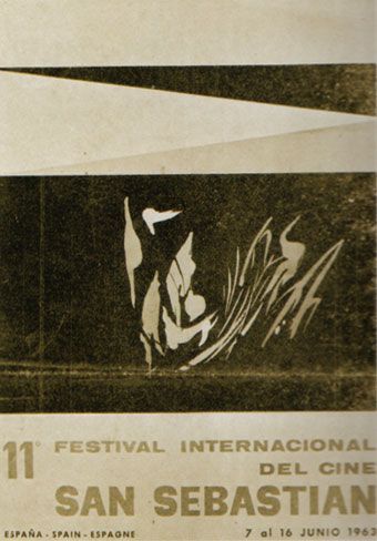 Cartel de del Festival de San Sebastián 1963