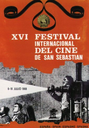 Cartel de del Festival de San Sebastián 1968