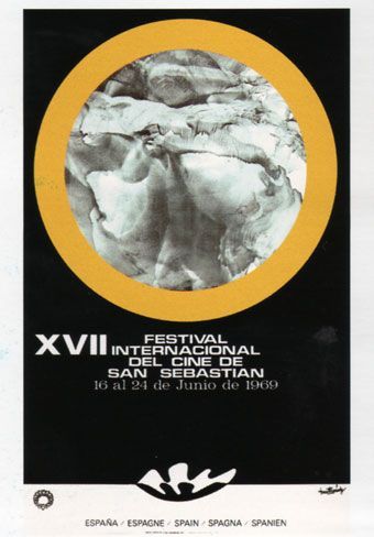 Cartel de del Festival de San Sebastián 1969