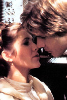 Carrie Fisher y Harrison Ford en 'Star Wars'