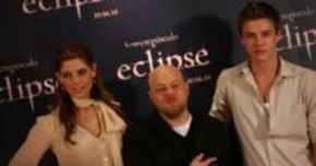 David Slade, Ashley Greene y Xavier Samuel presentan 'Eclipse' en Madrid