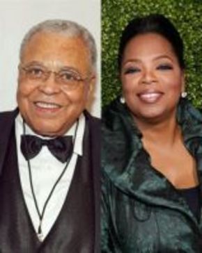 James Earl Jones y Oprah Winfrey recibirán un Oscar honorifico