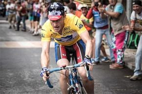 Primera instantánea del biopic de Lance Armstrong