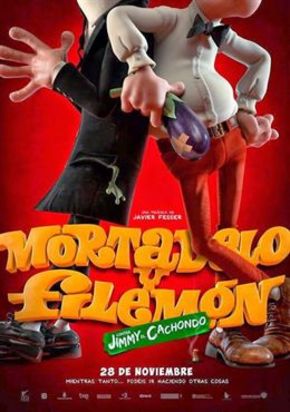 Primer cartel de 'Mortadelo y Filemón contra Jimmy el Cachondo'