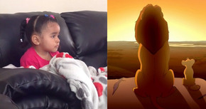 Vídeo: Una niña se emociona al ver la muerte de Mufasa