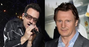 Bono y Liam Neeson, juntos para escribir un guión cinematográfico