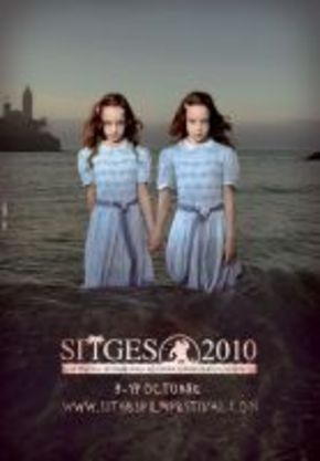 Cartel oficial de Sitges 2010 con las niñas de 'El resplandor'